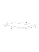 Столешница под раковину Iddis Optima Home 120 OPH12W1i89 цвет Светло-серый бетон-4