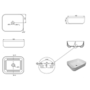 Раковина-чаша Creo Ceramique Puima 50 PU4200MBK цвет Черный матовый-5