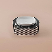 Столешница под раковину Artceram Flair 4.0 95 TFA010 90 цвет Marquinia black