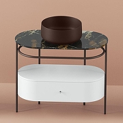 Столешница под раковину Artceram Flair 4.0 95 TFA010 91 цвет Black Gold