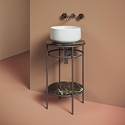 Столешница под раковину Artceram Vogue 44 TFA011 91 цвет Black Gold