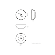 Раковина-чаша Sanita Luxe Art Slim 40 WB.CT/Art/40-N.Slim/WHT.G/S1 цвет Белый-4