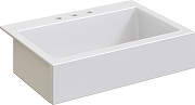 Кухонная мойка Domaci Сиена 86 50186-101 3 holes цвет Белый глянцевый-3
