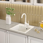 Кухонная мойка Domaci Римини 46 DG 50-46-650 цвет Белый-6