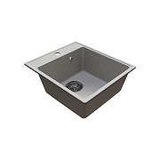 Кухонная мойка Mixline ML-GMU02 Ультра 43 556715 цвет Серый-1