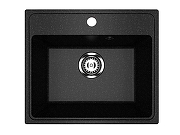Кухонная мойка Mixline ML-GMU03 Ультра 49 556720 цвет Черный