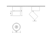 Накладной светильник Lumker I 00-00005110 цвет плафона/подвески черный, цвет арматуры черный-1