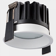 Встраиваемый светильник DesignLed DL-RE 00-00011357 цвет плафона/подвески Белый, цвет арматуры Черный