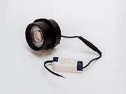 Встраиваемый светильник Lumker RINK 00-00014411 цвет плафона/подвески Черный, цвет арматуры Черный-1