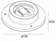 Накладной светильник DesignLed ML 00-00016545 цвет плафона/подвески Черный, цвет арматуры Черный-1