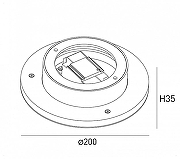 Накладной светильник DesignLed ML 00-00016547 цвет плафона/подвески Белый, цвет арматуры Белый-2
