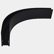 Соединитель угловой L-образный для треков накладных Lumker SY-LINK 00-00026040 цвет Черный