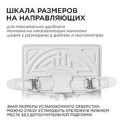 Встраиваемый светильник Apeyron Electrics 06-115 цвет плафона/подвески Белый, цвет арматуры Белый-3