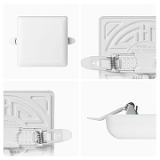 Встраиваемый светильник Apeyron Electrics 06-115 цвет плафона/подвески Белый, цвет арматуры Белый-6