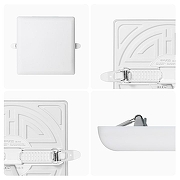 Встраиваемый светильник Apeyron Electrics 06-118 цвет плафона/подвески Белый, цвет арматуры Белый-7