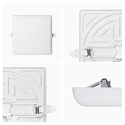 Встраиваемый светильник Apeyron Electrics 06-131 цвет плафона/подвески Белый, цвет арматуры Белый-5