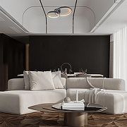 Накладной светильник Escada Call1sto 10265/2LED цвет плафона/подвески Белый, Коричневый, Черный, цвет арматуры Черный-2