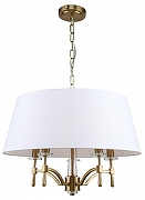 Подвесной светильник Escada 1016 10163/5PL цвет плафона/подвески Белый, цвет арматуры Бронза-1
