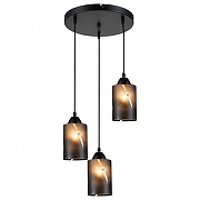 Подвесной светильник Escada Storm 10179/3S цвет плафона/подвески Черный, цвет арматуры Черный-1