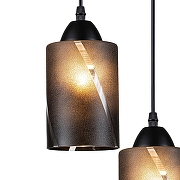 Подвесной светильник Escada Storm 10179/3S цвет плафона/подвески Черный, цвет арматуры Черный-3