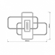 Накладной светильник Escada 10232 10232/4LED цвет плафона/подвески Белый, цвет арматуры Белый-7