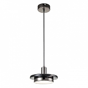 Подвесной светильник Escada 10260 10260/1LED Black marble цвет плафона/подвески Белый, Черный, цвет арматуры Черный-1