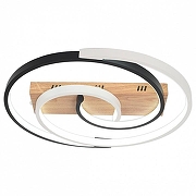 Накладной светильник Escada Call1sto 10265/1LED цвет плафона/подвески Белый, Коричневый, Черный, цвет арматуры Коричневый