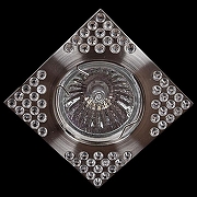 Встраиваемый светильник Sneha 1106/D-S 1106/D-S MR16 SN/CL цвет Никель