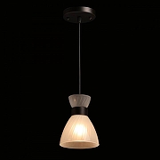 Подвесной светильник De City Лоск 31 107010501 цвет плафона/подвески белый, цвет арматуры черный-2