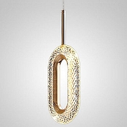 Подвесной светильник O-LUCE Kezia 11050911 цвет плафона/подвески Прозрачный, цвет арматуры Золото