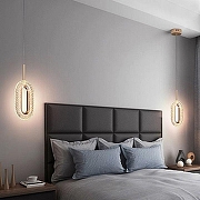 Подвесной светильник O-LUCE Kezia 11050911 цвет плафона/подвески Прозрачный, цвет арматуры Золото-2