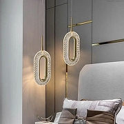 Подвесной светильник O-LUCE Kezia 11050911 цвет плафона/подвески Прозрачный, цвет арматуры Золото-4