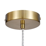 Подвесной светильник Indigo 11069 11069/1P Amber цвет плафона/подвески Янтарный, цвет арматуры Бронза-4