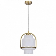 Подвесной светильник Indigo 11069 11069/1P White цвет плафона/подвески Белый, цвет арматуры Бронза-2