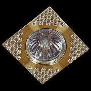 Встраиваемый светильник Sneha 1106/D-S 1106/D-S MR16 SGD/CL цвет Золото