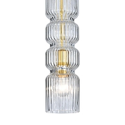 Подвесной светильник Indigo 11070 11070/1P Clear цвет плафона/подвески Прозрачный, цвет арматуры Золото-3