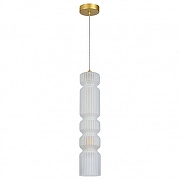 Подвесной светильник Indigo 11070 11070/1P White цвет плафона/подвески Белый, цвет арматуры Золото-1