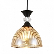 Подвесной светильник Escada Tanura 1112/1S цвет плафона/подвески Оранжевый, цвет арматуры Черный-1