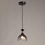 Подвесной светильник De City Соло 9 112014701 цвет плафона/подвески Дымчатый, цвет арматуры Черный-2