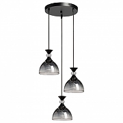 Подвесной светильник De City Соло 9 112014803 цвет плафона/подвески дымчатый, цвет арматуры черный