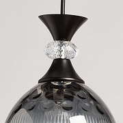 Подвесной светильник De City Соло 9 112014803 цвет плафона/подвески дымчатый, цвет арматуры черный-4