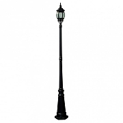 Фонарный столб Feron Восемь граней 11212 цвет плафона/подвески Прозрачный, цвет арматуры Черный