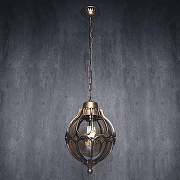 Подвесной светильник Feron Сфера 11370 цвет плафона/подвески Желтый, цвет арматуры Золото-2