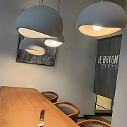 Подвесной светильник O-LUCE Gorro 11489021 цвет плафона/подвески Серый, цвет арматуры Серый-2