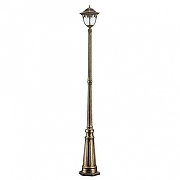 Фонарный столб Feron Афина 11493 цвет плафона/подвески Прозрачный, цвет арматуры Золото