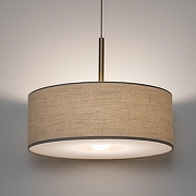 Подвесной светильник Nowodvorski Santana M 11652 цвет плафона/подвески Бежевый, цвет арматуры Золото-1