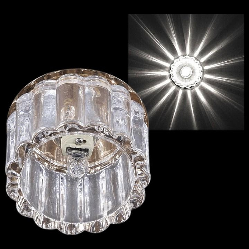 Встраиваемый светильник Sneha 131061/CT 131061/CT G9 GD/CL 