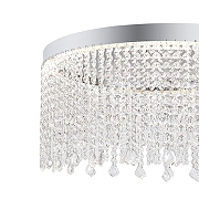 Накладной светильник Indigo 12055 12055/1P Chrome цвет плафона/подвески Прозрачный, цвет арматуры Хром-2