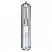 Подвесной светильник Escada 160001 160001/1P Brass цвет плафона/подвески Прозрачный, цвет арматуры Бронза