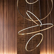 Подвесной светильник O-LUCE Lohja 18055231 цвет плафона/подвески Золото, цвет арматуры Золото-4